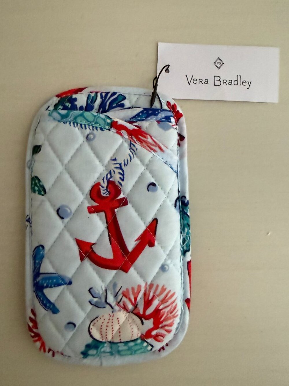 Vera Bradley "Anchors Aweigh" Double Eye Case
